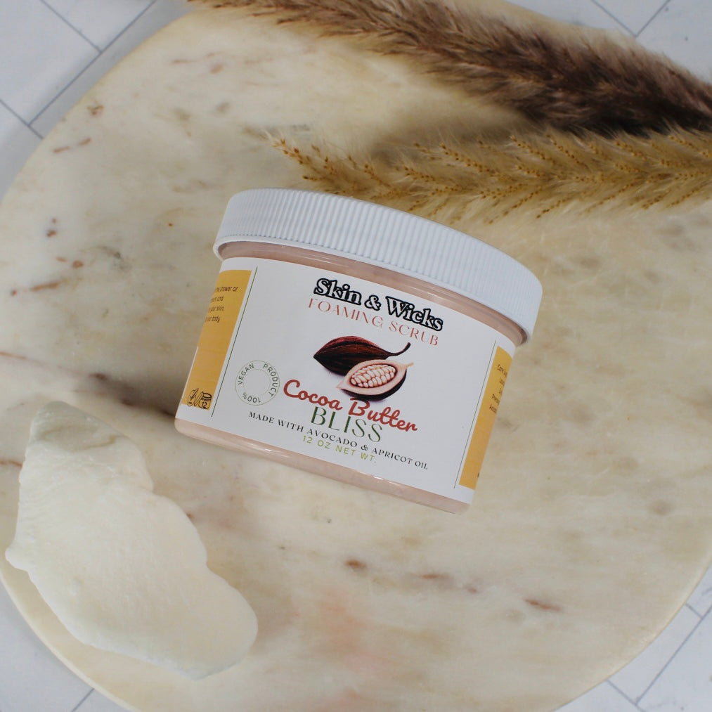 Cocoa Butter Foaming Organic Body Scrub