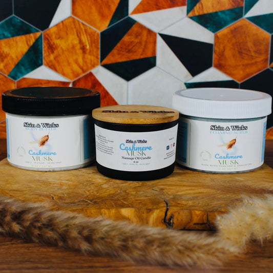 Cashmere Musk Body Butter & Foaming Scrub Gift Set