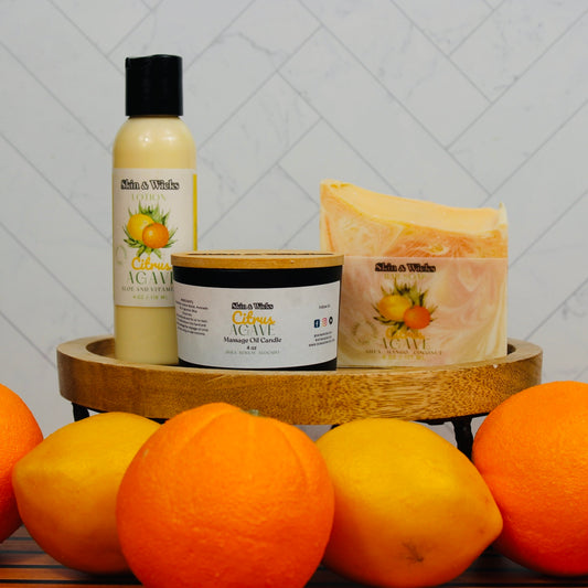 Citrus Agave Organic Hand Lotion Set