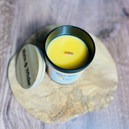 Mango & Coconut Wooden Wick Candle