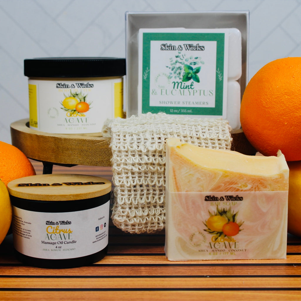 Citrus Agave Self-Care Gift Set – A Bright & Juicy Citrus Escape