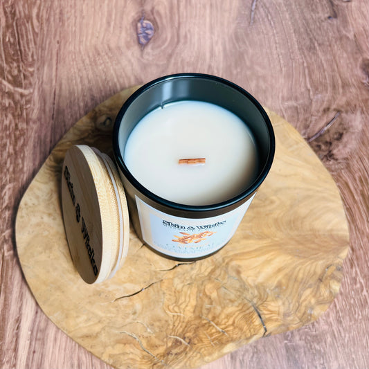 Sweet Oatmeal Wooden Wick Candle