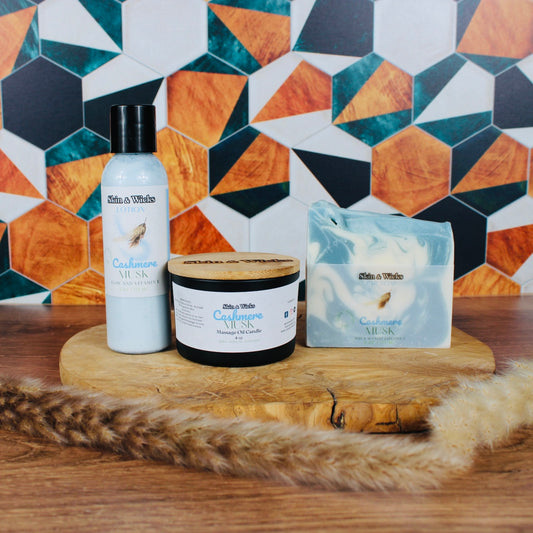 Cashmere Musk Organic Hand Lotion Set