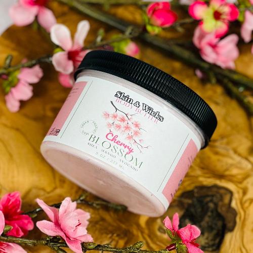 8oz Cherry Blossom Organic Body Butter