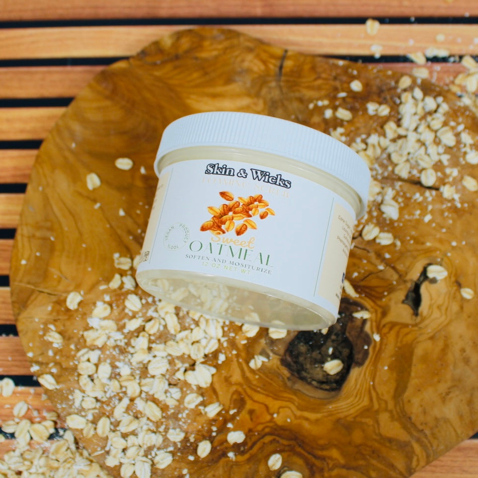 Sweet Oatmeal Foaming Organic Body Scrub