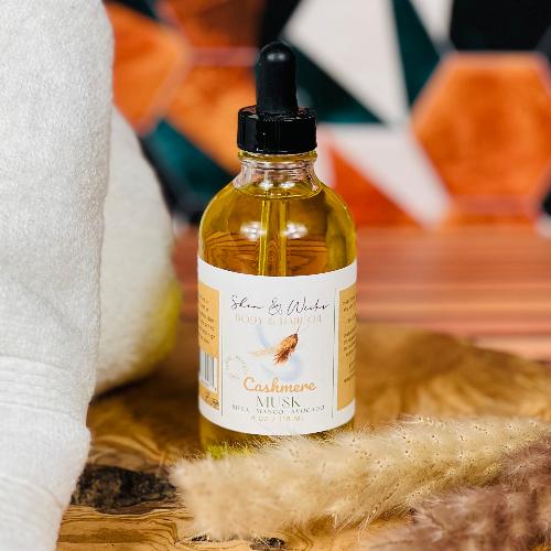 4oz Bottle Cashmere Musk Organic Body Oil