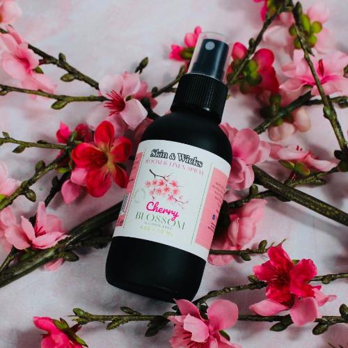 Cherry Blossom Linen Spray 4oz Bottle