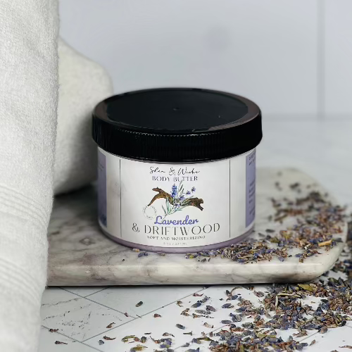 8oz Lavender & Driftwood Organic Body Butter